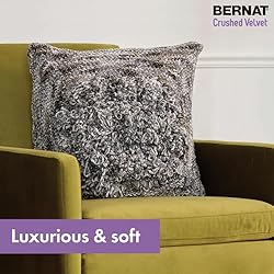 Bernat Crushed Velvet Yarn, Tropical Greens
