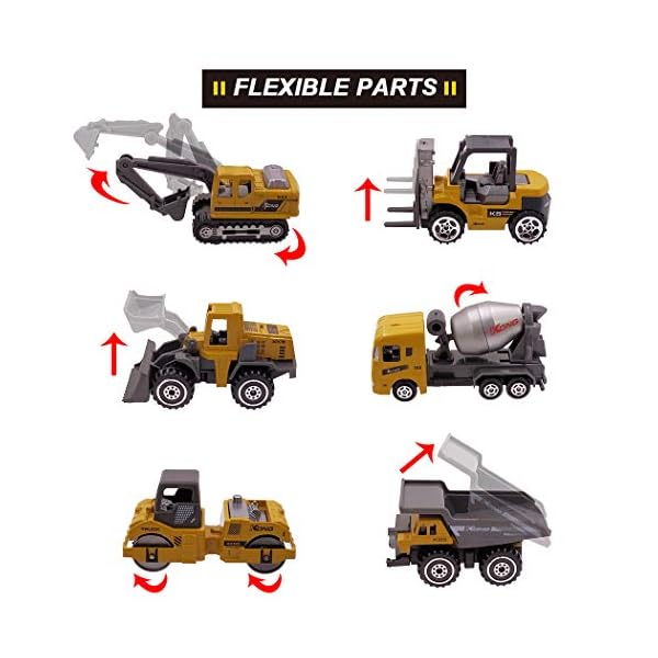 Kid-Diecast-Metal-Cars-Engineering-Vehicles-SetConstruction-Toys-for-Boys-3-Year-Olds-Sand-Pit-Play-6pcs-Set Kid Diecast Metal Cars Engineering Vehicles Set,Construction Toys for Boys 3 Year Olds Sand Pit Play (6pcs Set)