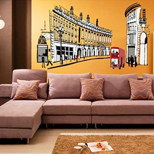 Roman Streets Art Room Decor Wall Stickers.