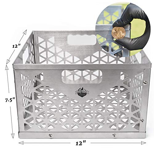 smoker firebox basket