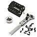 Professional Deluxe Practical 150 PCS Wrist Watch Repair Tools Kit Set with Wrench Spring Bar and Back Case Cover Opener Knife Band Pins Resizing Tool