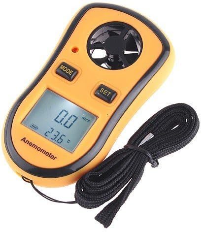 Manful E4worlds Pocket LCD Digital Anemometer Air Wind Speed Scale Gauge Meter Thermometer Gm8908 Ideal Tool for Windsurfing, Sailing, Fishing, Kite Flying and Mountaineering