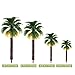 WINOMO 12pcs Plastic Artificial Trees Layout Rainforest Palm Tree Diorama Scenery