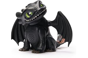 DreamWorks Dragons, How to Train Your Dragon, Roaring Minis Toothless, Interactive Toy with 25 Sounds, Kids Toys for Boys & Girls Ages 4 & up