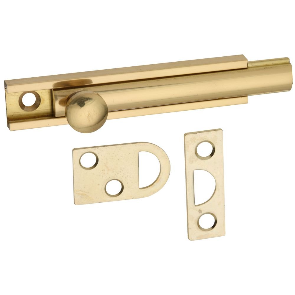 National Hardware N197-970 Flush Bolt, Solid Brass, 3 Inch