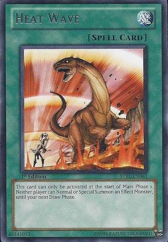 Yu-Gi-Oh! - Heat Wave (STBL-EN061) - Starstrike Blast - 1st Edition - Rare