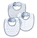 Lamaze Baby Organic Essentials 3 Piece Bib Set, blue, One Size