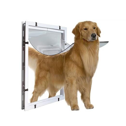 XDYFF Haustierklappe extrem wetterfest EIN einfacher großer Hundestift Wird für den EIN- und Ausgang großer Hunde in der Haus