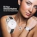 Aposon Women's Quartz Analog Wrist Watch Ladies Leather Roman Numeral White Dial Gold Tone Case Square Wristwatch Fashion Casual Business Classic Dress Watches