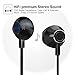 Bluetooth Headphones, Wireless V4.1 Magnetic Stereo Earphones, Suitable for Samsung Galaxy S9, IPX4 Splash Proof Noise Cancelling with HD Mic for Running and Sport - Black
