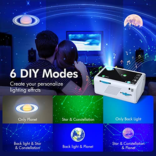 Galaxy Projector, 12 Constellations & 5 Star Projector Galaxy Light, Star Night Light