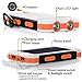 Solar Charger, Solar Power Bank 20000mAh Waterproof Portable External Battery USB Charger Built in LED light with Compass for iPad iPhone Android Cellphones (White & Orange)