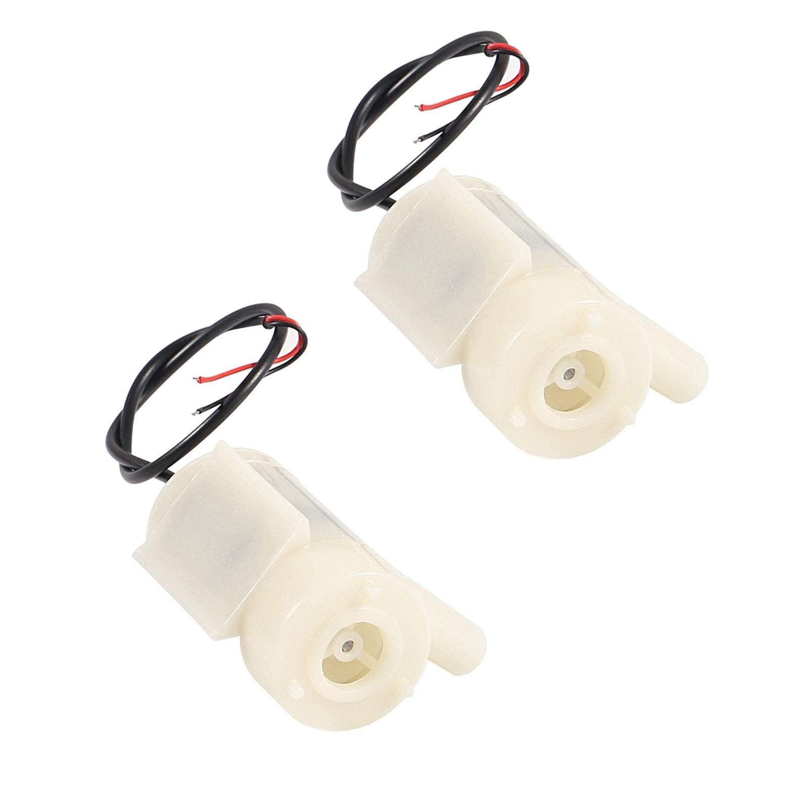 Photo 1 of SIPYTOPF 2Pcs DC 3-5V Micro Submersible Mini Water Pump for Aquariums Fish Tank Pond Fountain Hydroponics Garden (2Pcs White)