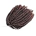 3 Pack Spring Twist Crochet Hair Ombre Brown Crochet Braids 8 Inch Spring Well Synthetic Fluffy Twist Hair Extension 110g/Pack T1B/30#
