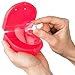 Nipple Shield Case, Pacifier Case, for Nipple Shields and Breast Shields, Pacifier Holder, Nursing Case, Good for Diaper Bag, Purse, Travel, BPA Free, Durable, Made in The USA (Flamingo Pink)