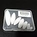 7pcs Egg Shape PTFE Magnetic Stirrer Mixer Stir Bars White Color