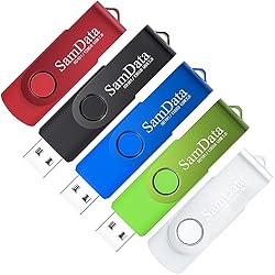 SamData 128GB USB Flash Drives 5 Pack 128GB Thumb