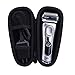 Hard Travel Case for Braun Series 7 /7865cc/ 740S /790cc-4 Electric Foil Shaver by Aenllosi (Black)