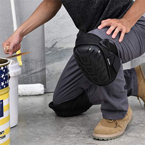 4 Professional+Knee+Pads+Work+Construction
