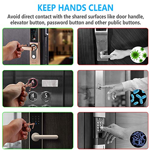 SAFEKEY 99.9 Antimicrobial COPPER No Touch Door Opener Contactless