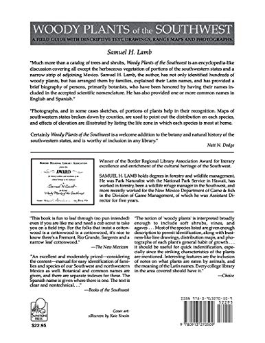 image for Brand: Sunstone Press Woody Plants of the Southwest: A Field Guide Wit