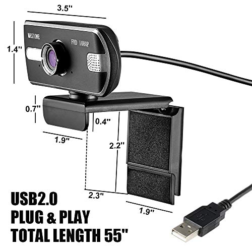 Masione-Webcam-Full-1080p-HD-Webcam-Streaming-Computer-Camera-with-120-Degree-Wide-View-Angle-with-Microphone-USB-PC-Webcam-for-Video-Calling-Recording-Conferencing