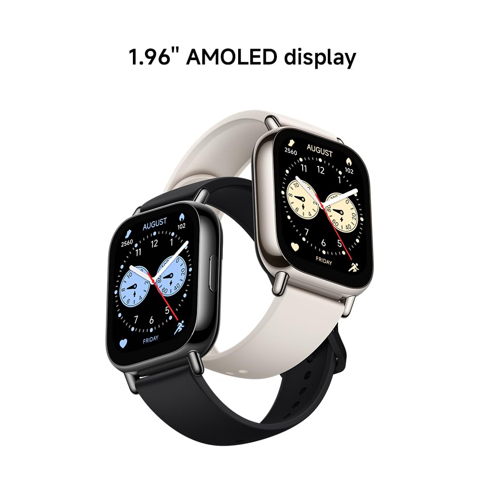 XIAOMI Redmi Watch 5 Lite with Bluetooth Calling & 1.96″ Amoled Display | Black