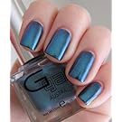 Glitter Gal Blue Duo Chromes Nail Polish- Hell-Bent Blue - .5 Fluid Ounce (15ml) Bottle