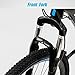 Murtisol Mountain Bike 26” Hybrid Bicycle with Dual Disc Brake,21 Speeds Derailleur, Designed Cool Frame, Adjustable Seat，Blue Blackthumb 2
