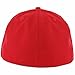New Era Plain Tonal 59Fifty Fitted Hat (Scarlet Red) Men's Blank Cap