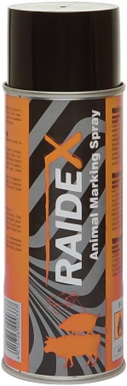 Agritura RAIDEX Marking Spray 400ml Orange for Livestock & More