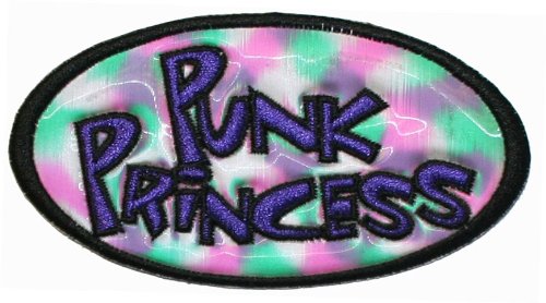 Punk Princess 3D Holographic Iron On Patch