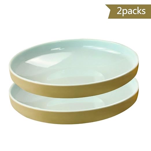 DUDDP Bandeja para Servir Juego de 2 Platos de melamina: vajilla ...