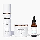 DRMTLGY Anti-Aging Trio: Needle-less Serum, Tinted Moisturizer with SPF 46, &amp; Peptide Night Cream