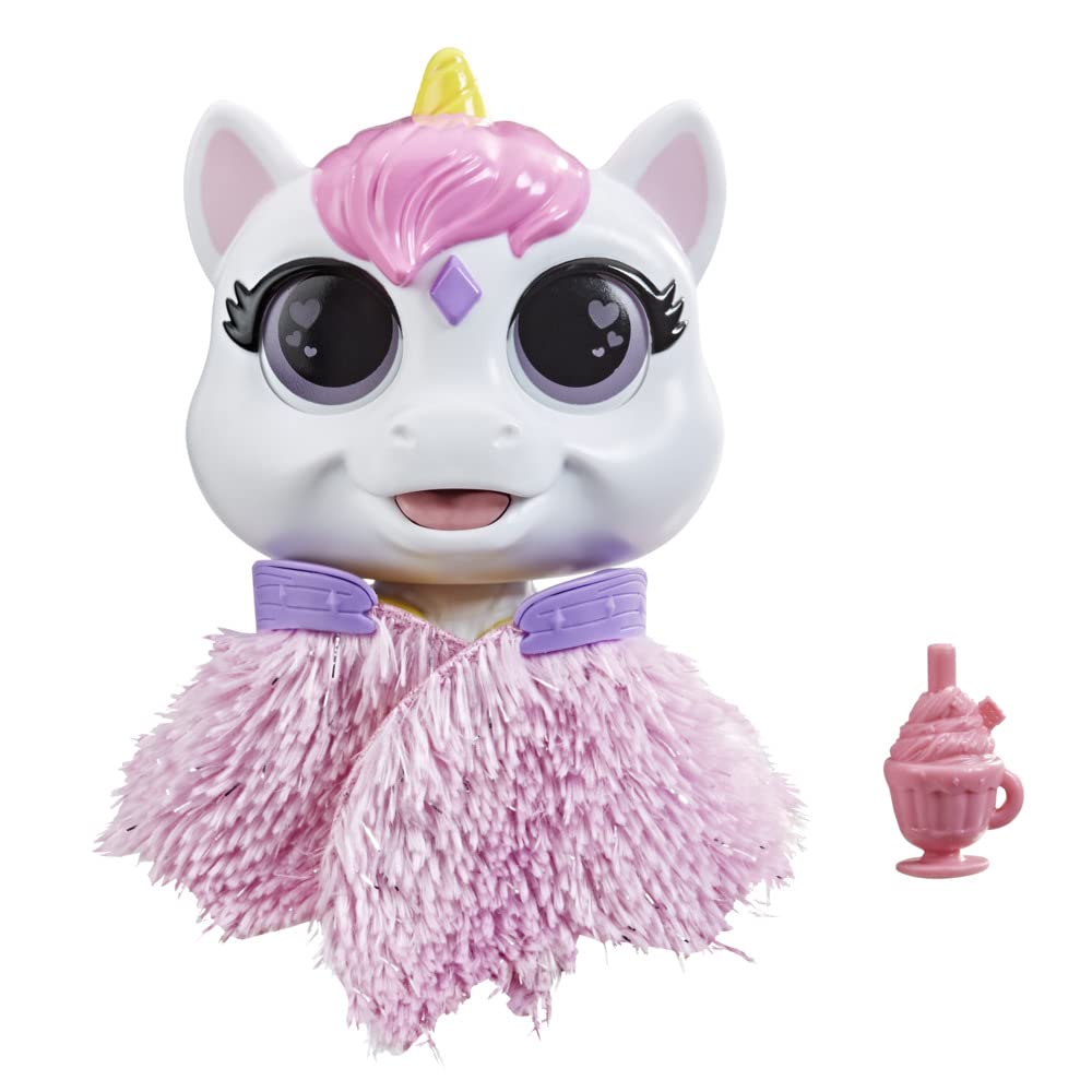 FurReal Airina the Unicorn Color-Change Interactive Feeding Toy, Lights and Sounds, Ages 4 and up