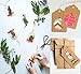 ilauke 200pcs Kraft Paper Gift Tags 9X4cm with 65 Yards Natural Jute Twine Hang Tags for Arts and Crafts Party Wedding Christmas Thanksgiving
