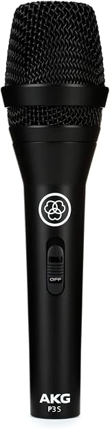 AKG P3s Professional Dynamic Live Vocal Microphone Cardioid 40-20000 Hz
