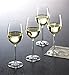 Food & Wine For Gorham The Entertainer Wine Glasses, White, Set of 4