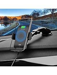 LEXONIX   Soporte de cargador de coche inalámbrico para Samsung Galaxy Note 9  S9  S9+  S8  S8+, iPhone X XS Max XR X   8 8 Plus