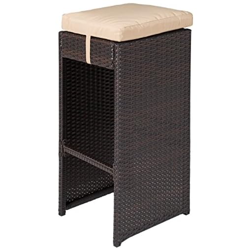 Best Choice Products 7Piece Outdoor Wicker Bar Dining Set, Rattan Patio Furniture for Backyard
