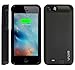 SKIVA iPhone SE Battery Case, [Apple MFi Certified] PowerFlow 2000mAh iPhone SE Portable Charger External Rechargeable Protective Juice Power Bank Pack Cover for iPhone SE 5s 5 (Black) [Model:AP120]