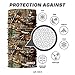 AXBXCX 2 Pack - Camouflage Print Seamless Neck Gaiter Bandana Face Mask Headband Headwear Scarf for Fishing Hiking Hunting Cycling Motorcycle Riding Skiing Outdoor Sport 065