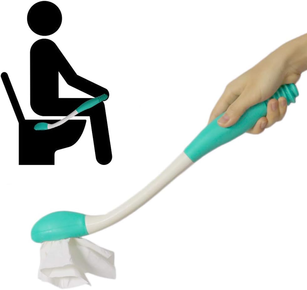 Toilet Aid Wiper Self Assist Bathroom Bottom Butt Wipe Helper Wand Long Reach Comfort Wipe Tool Paper Tissue for Pregnant After Surgery Seniors Arm Handicap Bariatric: Health & Personal Care