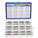 BOJACK 12 Values 120 pcs Fast Blow Glass Fuses