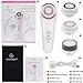 Face Brush, VOGCREST Facial Cleansing Brush 3-in-1 Best Sonic Facial Brush Set Waterproof Face Skin Scrubber for Gentle Exfoliating,Deep Cleansing, Rechargeable (Sonic Rose)