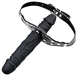 FST Double-Cock Dildo Penis Mouth Gag Mouth Plug