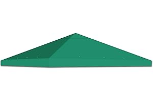 Strong Camel 10' x 10' Canopy Top Cover Patio Pavilion Replacement Gazebo Top Green