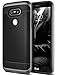 LG G5 Case, Caseology [Wavelength Series] Textured Grip Cover [Black/Black] [Shock Proof] for LG G5 (2016) - Black/Black