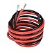 BNTECHGO 12 Gauge Silicone Wire 3 ft red and 3 ft Black Flexible 12 AWG Stranded Tinned Copper Wire