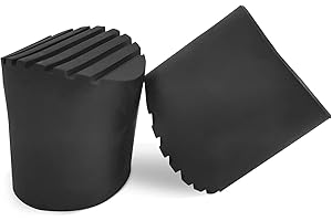 JADDUO Telescoping Ladder Non Slip Feet Rubber Pads Extension Ladder Feet Cover Accessories Step Ladder Parts Boots Replacement Kit 2Pcs (85mm)